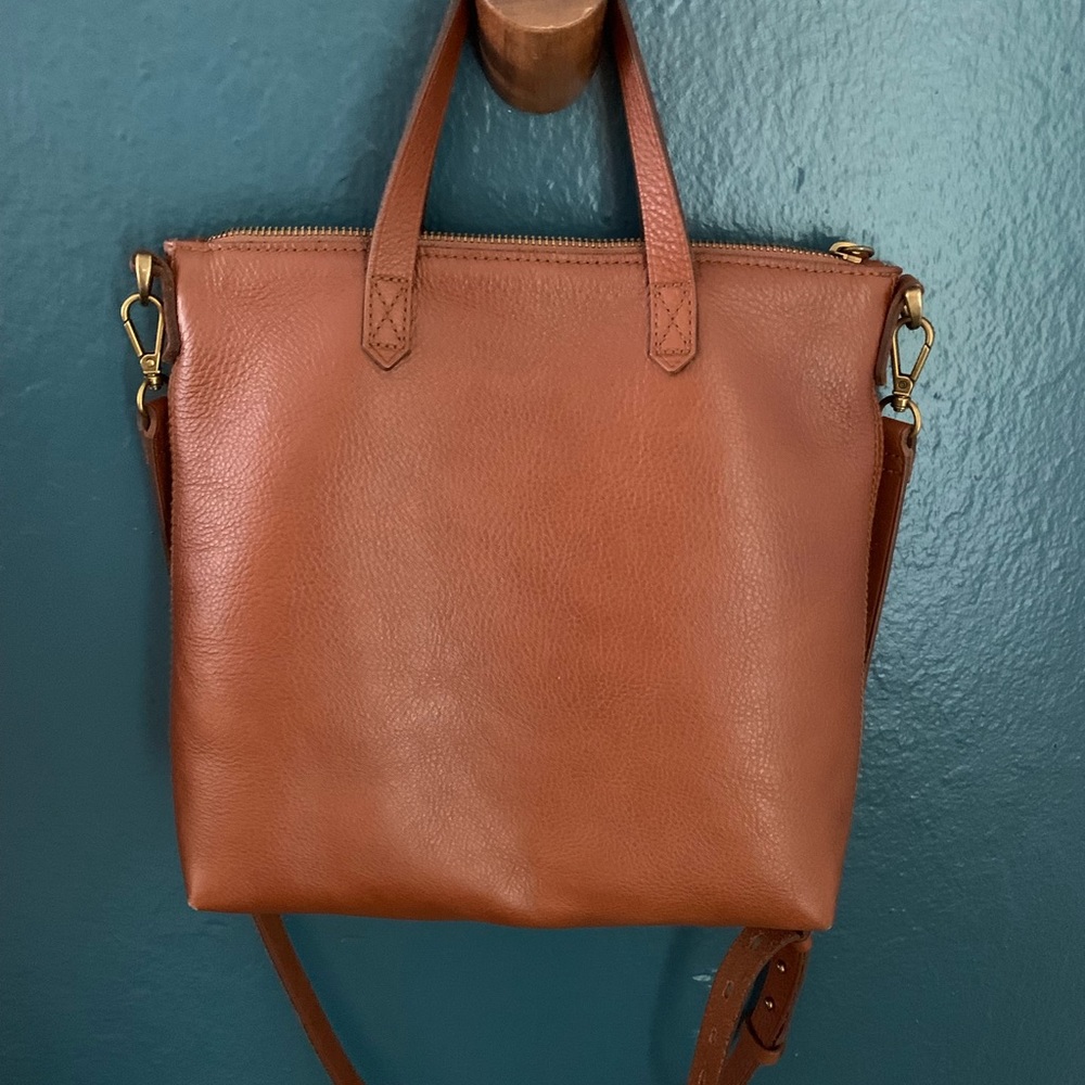 Madewell transport zip top tote